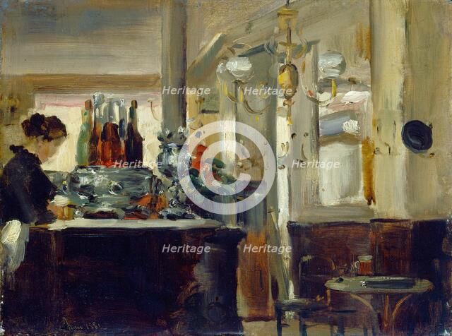 Bon Bock Café, 1881. Creator: Anon.