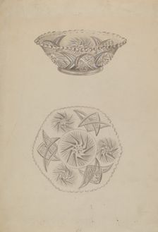 Bon Bon Dish, c. 1936. Creator: Eva Wilson