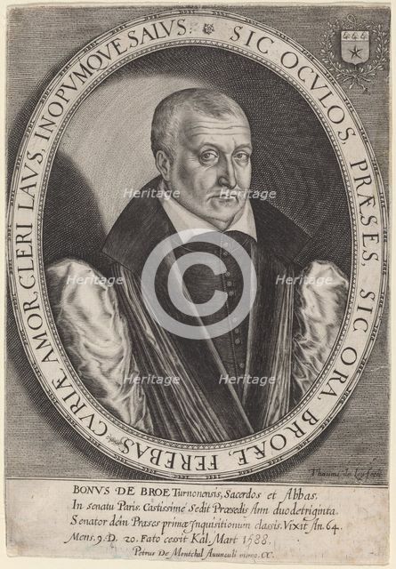 Bon de Broé, 1588. Creator: Thomas de Leu.