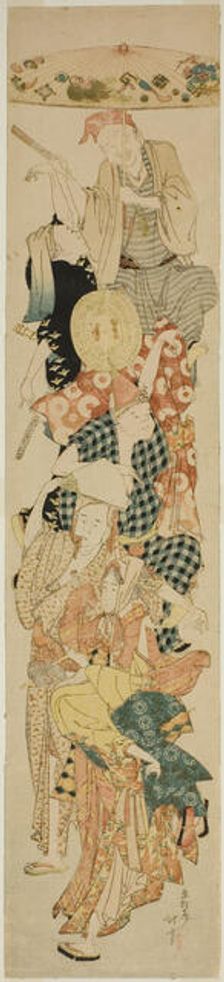 Bon Festival Dance, Japan, c. 1804/06. Creator: Hokusai