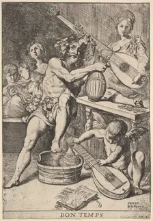 Bon Temps, 1610-42. Creator: Pierre Brebiette