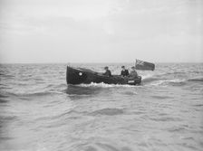 Bona's motor launch under way, 1912. Creator: Kirk & Sons of Cowes