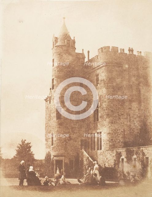 Bonaly Towers, 1843-47. Creators: David Octavius Hill, Robert Adamson, Hill & Adamson.