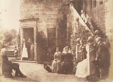 Bonaly Towers. Home of Lord Cockburn, 1843-47. Creators: David Octavius Hill, Robert Adamson, Hill & Adamson