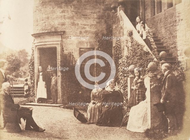 Bonaly Towers. Home of Lord Cockburn, 1843-47. Creators: David Octavius Hill, Robert Adamson, Hill & Adamson.