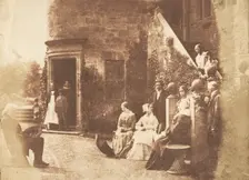 Bonaly Towers. Home of Lord Cockburn, 1843-47. Creators: David Octavius Hill, Robert Adamson, Hill & Adamson