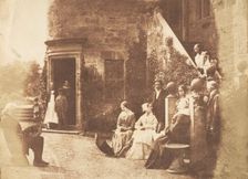 Bonaly Towers. Home of Lord Cockburn, 1843-47. Creators: David Octavius Hill, Robert Adamson, Hill & Adamson