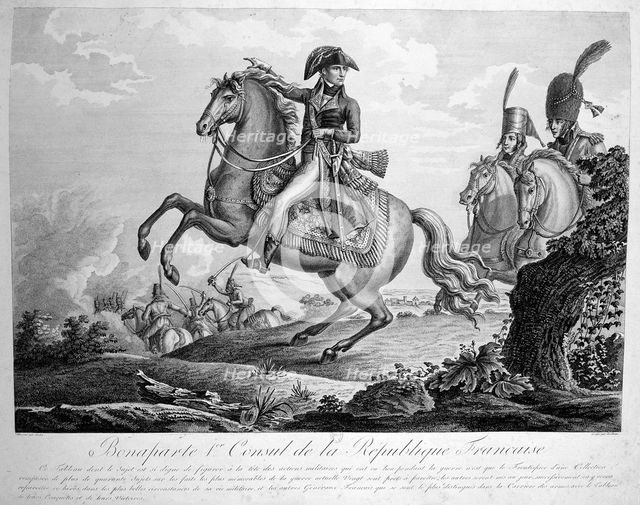 'Bonaparte 1st Consul of the French Republic', 19th century. Artist: Unknown