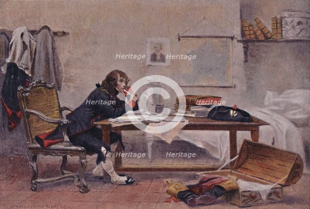 'Bonaparte at Auxonne, 1788', (1896).  Artist: Unknown.