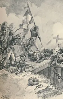 Bonaparte at Arcole 1796, (1896). Artist: M Haider