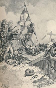 Bonaparte at Arcole 1796, (1896). Artist: M Haider