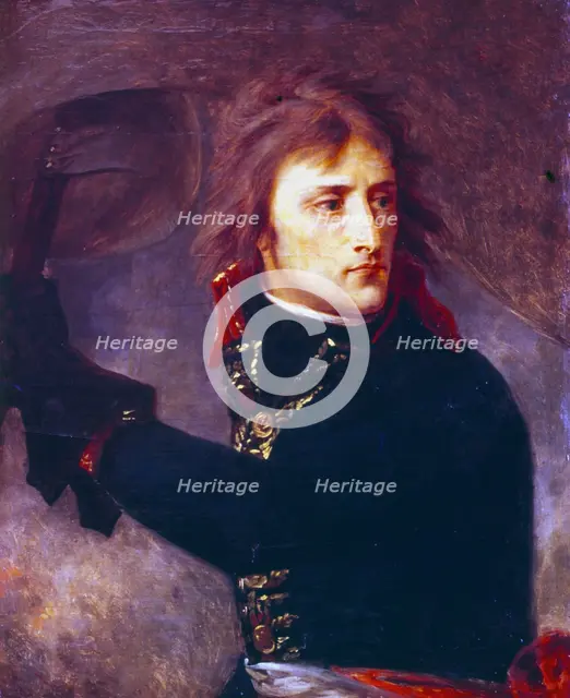 'Bonaparte at the Bridge of Arcole', 1796. Artist: Antoine-Jean Gros
