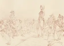 Bonaparte Addressing a Jacobin Club in Corsica c1789, (1896)
