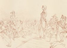 Bonaparte Addressing a Jacobin Club in Corsica c1789, (1896)