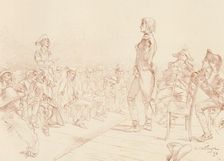 Bonaparte Addressing a Jacobin Club in Corsica c1789, (1896)