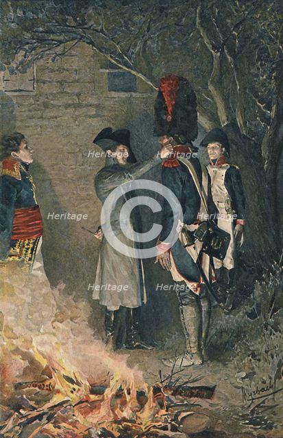 'Bonaparte and Coignet', 1896. Artist: Unknown.