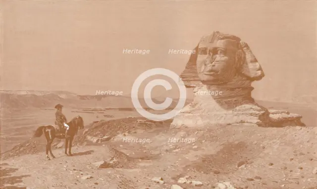 'Bonaparte Before the Sphinx', 1886, (1896). Artist: Henry Wolf.