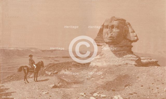 'Bonaparte Before the Sphinx', 1886, (1896). Artist: Henry Wolf.