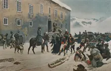 'Bonaparte Received By The Monks of Mount St. Bernard. Passage of the Alps, May 1800 (1896)