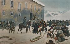 'Bonaparte Received By The Monks of Mount St. Bernard. Passage of the Alps, May 1800 (1896)