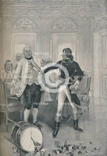 'Bonaparte's Termination of the Interview with the Austrian Envoy', 1896. Artist: Unknown.
