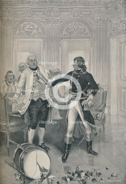 'Bonaparte's Termination of the Interview with the Austrian Envoy', 1896. Artist: Unknown.