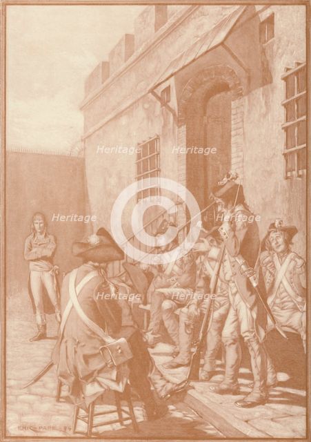 'Bonaparte Under Arrest, August, 1794', (1896) Artist: Unknown.