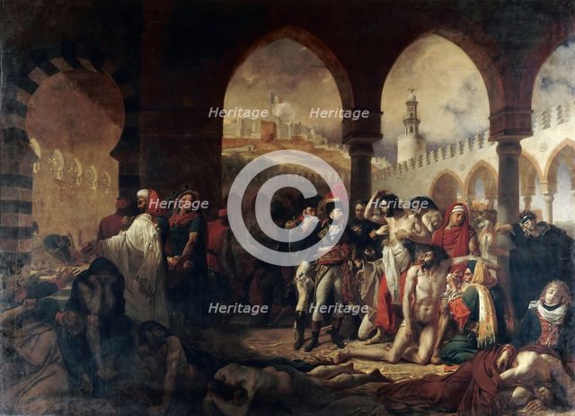 Bonaparte Visiting the Plague Victims of Jaffa, 1804.