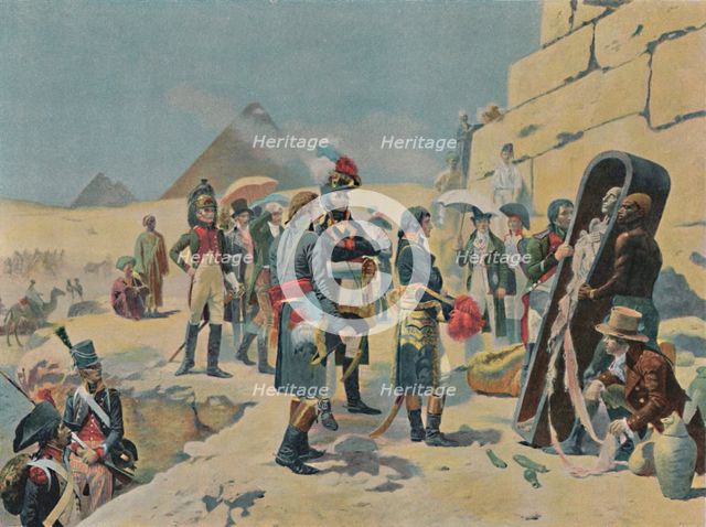 'Bonaparte With The Savants in Egypt', c1801, (1896).  Artist: Unknown.