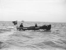 Bona's motor launch under way, 1912. Creator: Kirk & Sons of Cowes
