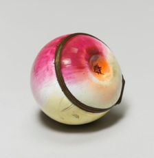 Bonbonnière in the Form of a Quince, Bilston, 1780/1800. Creator: Unknown