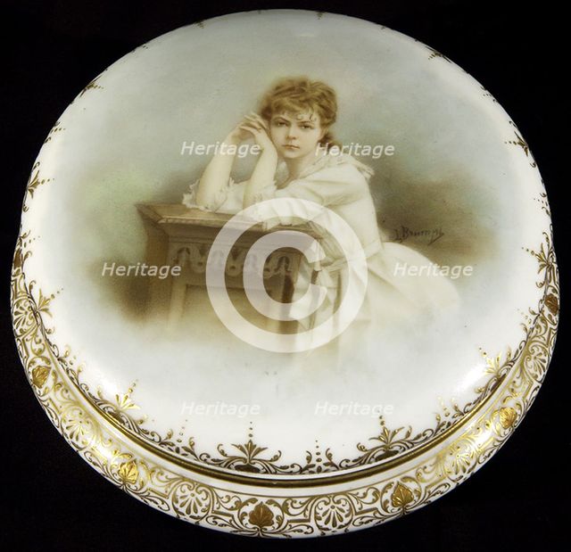 Bonbonnière Marie Bashkirtseff. Artist: Breslau, Louise-Cathérine (1856-1927)
