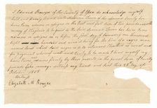 Bond for the hire of the enslaved man Jacob by Edward Rouzee, October 28, 1808. Creator: Unknown