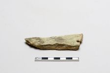 Bone, decorated fragment, Shang dynasty, ca. 1600 - ca. 1050 BCE. Creator: Unknown
