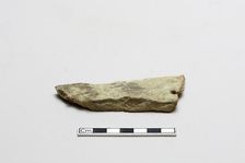 Bone, decorated fragment, Shang dynasty, ca. 1600 - ca. 1050 BCE. Creator: Unknown