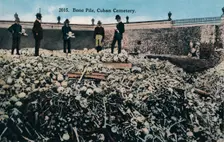 Bone Pile, Cuban Cemetery, c1910