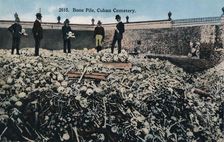 Bone Pile, Cuban Cemetery, c1910