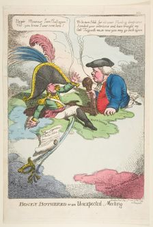 Boney Bothered or an Unexpected Meeting, July 9, 1808. Creator: Charles Williams