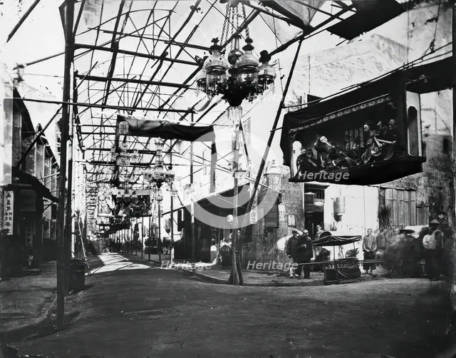 Bonham Strand, Hong Kong,  1981 (from a negative of 1869). Creator: John Thomson.