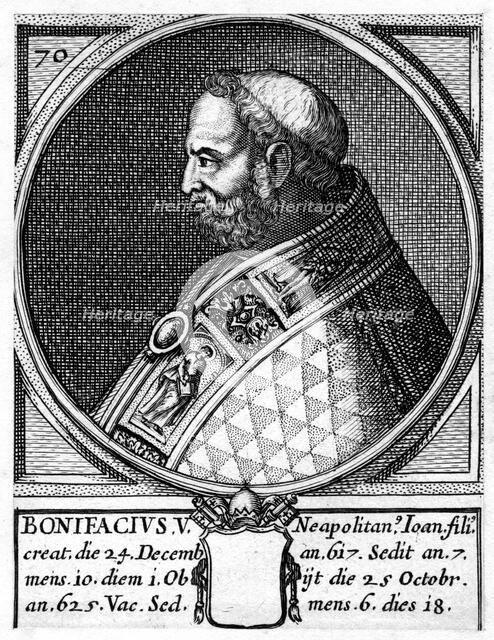 Boniface V, Pope of the Catholic Church. Artist: Unknown
