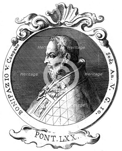 Boniface V, Pope of the Catholic Church. Artist: Unknown