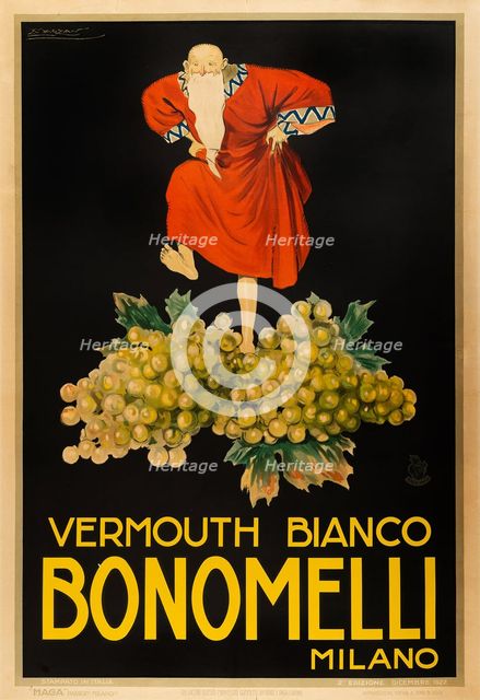 Bonomelli - Vermouth Bianco, 1922. Creator: Mauzan, Luciano Achille (1883-1952).