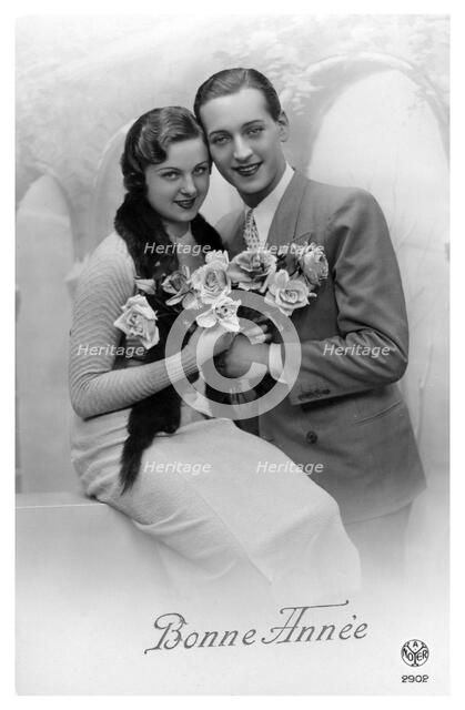 'Bonne Annee' (Happy New Year), c1930s(?). Artist: Unknown