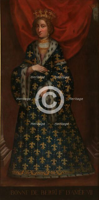 Bonne of Berry (1365-1435), Countess of Savoy. Artist: Anonymous 