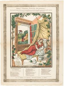 Bonne Ste. Fainéante, Protectrice des paresseuses!, n.d. Creator: Francois Georgin