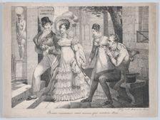 Bonne renommée vaut mieux que ceinture dorée, ca. 1820-30. Creator: Sebastien Coeure