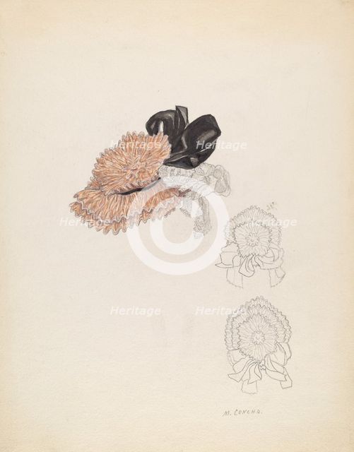 Bonnet, 1935/1942. Creator: Margaret Concha.