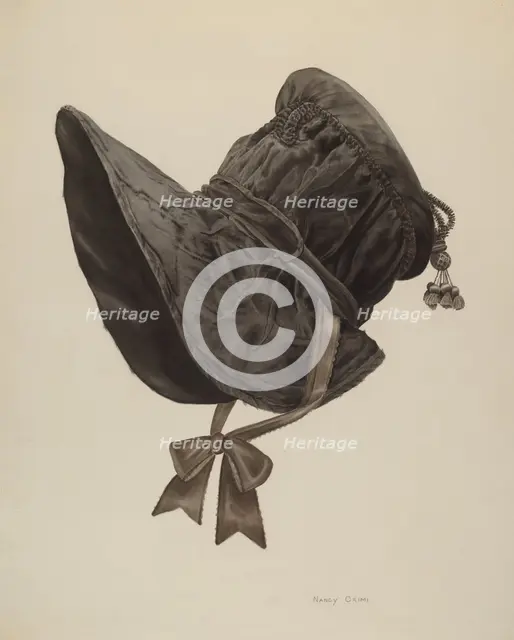 Bonnet, 1935/1942. Creator: Nancy Crimi.