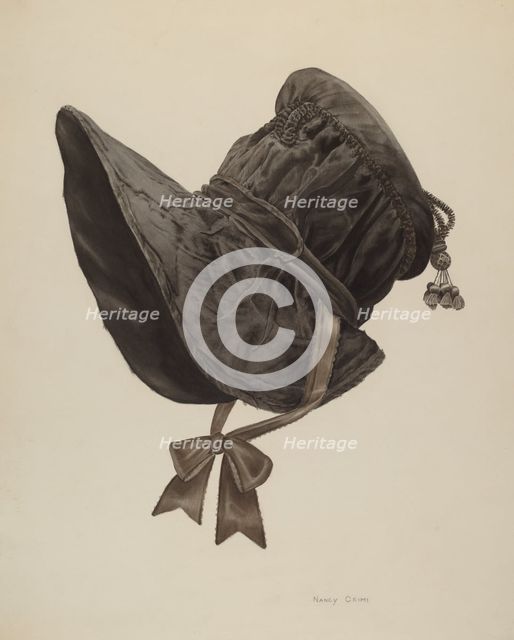 Bonnet, 1935/1942. Creator: Nancy Crimi.