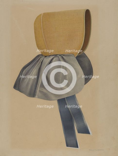 Bonnet, 1935/1942. Creator: Orville A. Carroll.